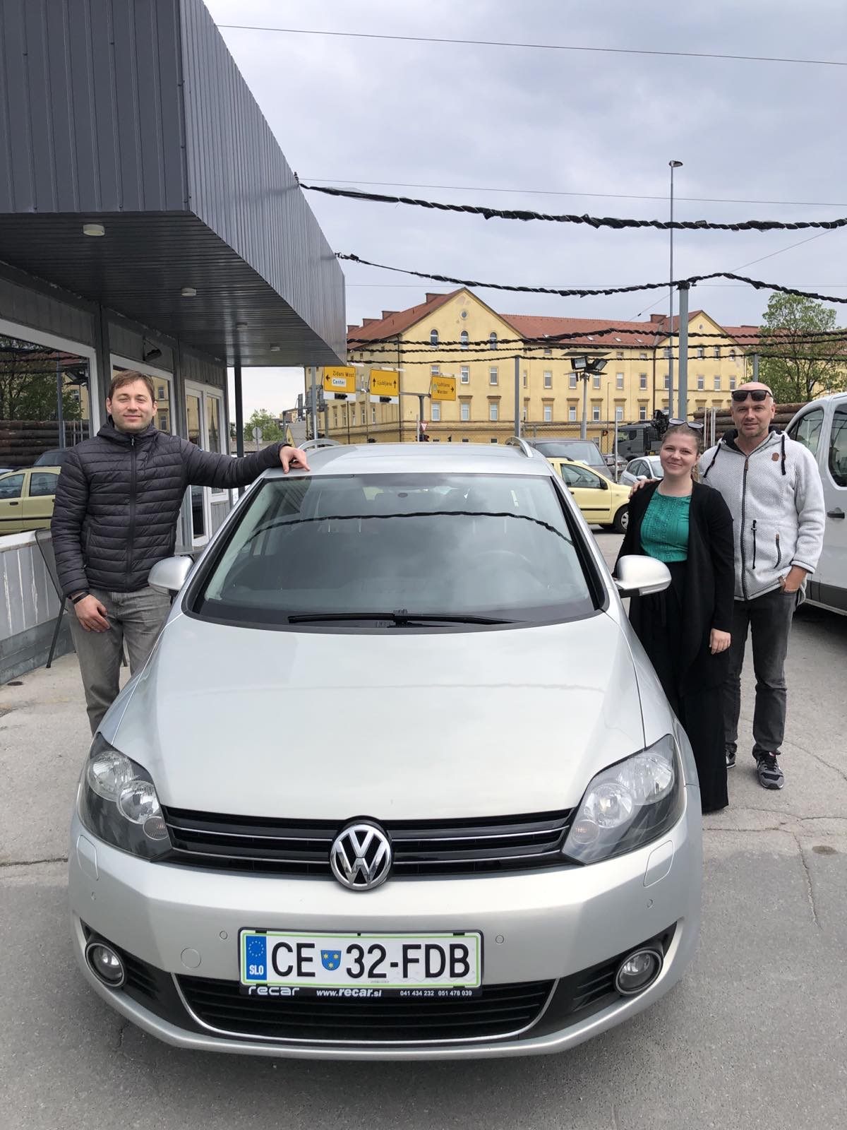 Zadovoljna stranka: Leonida je izbrala Volkswagen Golf Plus