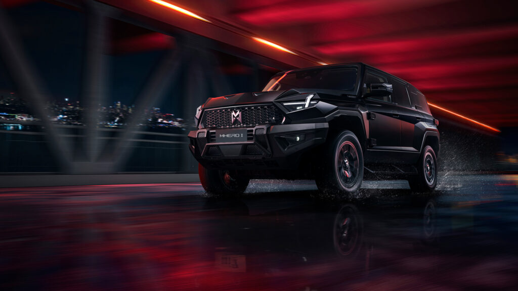 Dongfeng M Hero robustni električni terenski SUV kitajskega proizvajalca